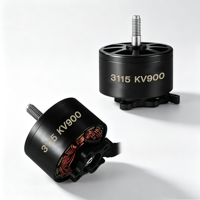 Moteur Brushless FPV DYJQ 3115 900KV pour Drone, Bobinage Haute Température 6S LiPo pour Multirotor de Course Freestyle 10 Pouces