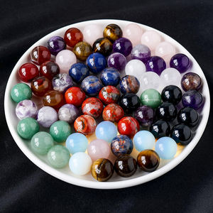 หินควอตซ์ทรงกลมขนาดเล็ก16มม. หินบำบัด fengshui ขัดเงา - Product Image 3