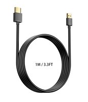 Cable USB a HDMI de la Mejor Calidad, Cable USB a HDMI de 3.3 Pies/1 Metro para Mac, iOS, Windows 12/11/10/Vista/XP, HDTV