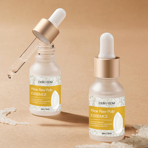 Prix usine riz blanc naturel soins de la peau hydratant blanchissant vitamine E visage dissolvant de taches sombres sérum de riz sérum pour le visage - Product Image 4