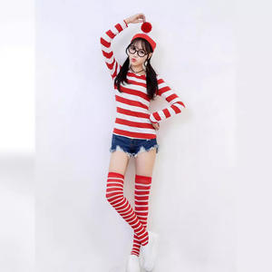 Disfraces Familiares de Halloween, <span class=keywords><strong>Disfraz</strong></span> de <span class=keywords><strong>Anime</strong></span> Británico de Where's Wally, <span class=keywords><strong>Disfraz</strong></span> de Cosplay para Parejas, <span class=keywords><strong>Disfraz</strong></span> de Detective Wally para Carnaval - Product Image 2