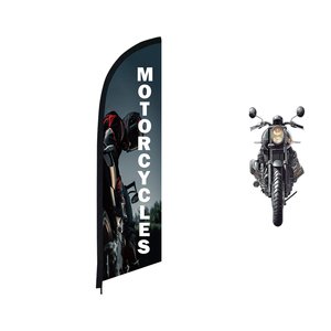 Banderas de Plumas Promocionales para Exteriores, Banderas Voladoras en Forma de Lágrima y Pancartas Publicitarias Personalizadas, Banderas Impresas con Diseño de Lazo de Plumas - Product Image 1