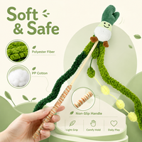 Jouet pour chat en forme de légumes, 4 styles, avec clochette en peluche et queue moelleuse, pour la poursuite et le saut, maïs et oignon, 55 cm