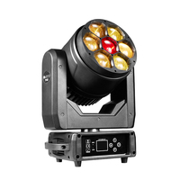 Projecteur LED mobile Dream Ya 7*40W/60W RGBW, contrôle DMX512, zoom 4.5-45, 22400 lumens, boîtier en alliage d'aluminium, éclairage de scène