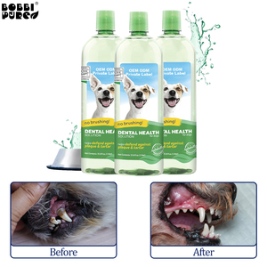 Suplementos <span class=keywords><strong>de</strong></span> agua para dientes <span class=keywords><strong>de</strong></span> mascotas probióticos certificados VOHC naturales, ambientador <span class=keywords><strong>de</strong></span> <span class=keywords><strong>aliento</strong></span> <span class=keywords><strong>de</strong></span> fórmula <span class=keywords><strong>de</strong></span> higiene bucal líquida para cuidado dental para perros - Product Image 1