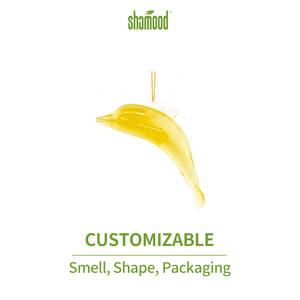 Deodoranti per Auto a Forma di Delfino con Specchietto Retrovisore in Vaniglia, Confezione Personalizzata in Plastica PVC - Product Image 2