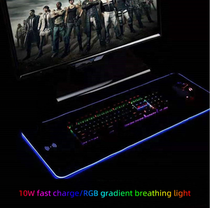 Wireless Mouse Pad Ladegerät <span class=keywords><strong>Extended</strong></span> Mouse pad <span class=keywords><strong>Rgb</strong></span> Kunden spezifisches Mauspad Blank Gaming Mouse pad - Product Image 2