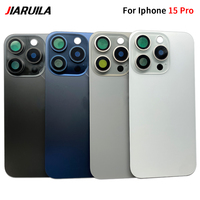 Verre arrière avec anneau magnétique préinstallé pour iPhone 16 15 14 Plus Pro Max, coque arrière, châssis, cadre, plaque métallique