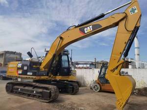 Excavadora de cadenas usada Caterpillar 320D de 20 toneladas, con pintura original, 2022, pocas horas de uso, para minería, construcción de carreteras y movimiento de tierras. - Product Image 6
