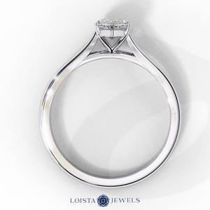 Anillo de Diamantes Cultivados en Laboratorio de Oro de 18K para Mujer, Anillo de Compromiso y Boda de Lujo, Fabricante de Joyería Fina Personalizada - Product Image 1