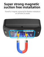 Traceur GPS 4G IK243 5000mAh avec aimant puissant, localisateur GPS de véhicule à fixation magnétique, installation facile, alarme antivol, SOS