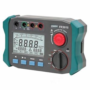 เครื่องทดสอบความต้านทานฉนวนไฟฟ้าแรงสูง FR3015E 2500V / เครื่องวัดเมกะโอห์มแบบดิจิตอล ใช้พลังงานจากแบตเตอรี่ รับประกัน 1 ปี |   ผู้ผลิตโดยตรง - Product Image 1
