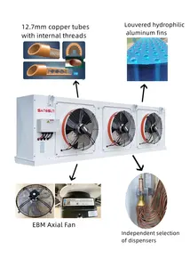 Enfriador de aire de refrigeración de almacenamiento en frío de precio de fábrica de alta eficiencia ahorro de energía