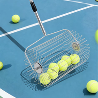 Umax Wholesale Durable Ball Retriever en acier inoxydable, ramasseur de balles de tennis portable, collecteur de balles de pickleball