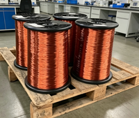 Fil d'aluminium émaillé sur mesure, échantillon disponible, prix usine pour solénoïde automobile