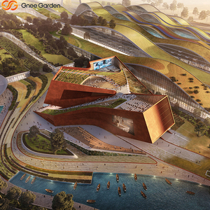 Revêtement extérieur en acier corten rouillé moderne, motif personnalisé, écologique, imperméable, finition anodisée, certifié ISO 9001, jardin - Product Image 5