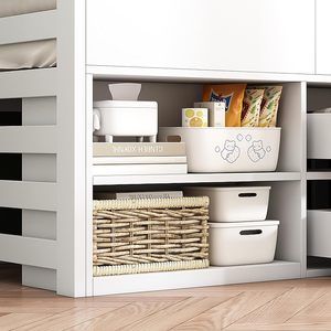 Cama <span class=keywords><strong>de</strong></span> cabina <span class=keywords><strong>de</strong></span> madera para niños <span class=keywords><strong>de</strong></span> 3 pies, marco <span class=keywords><strong>de</strong></span> cama para dormir medio con estante <span class=keywords><strong>de</strong></span> almacenamiento, escalera, cama baja para dormir, niños, niños y niñas - Product Image 3
