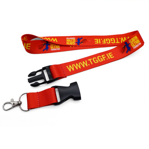 Custom Detachable <b>Breakaway</b> Blank Sublimation Keychain <b>Lanyards</b> No MOQ Polyester with Custom Logo - Product Image 4