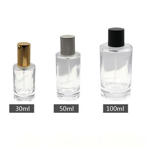 <b>Empty</b> Square Glass <b>Perfume</b> <b>Bottles</b> with Pump Sprayer Customized 30ml/50ml/100ml Screen Printing & Hot Stamping Options - Product Image 6