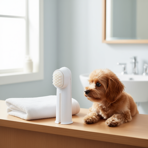 Cepillo de dientes de 2 dedos para masaje y limpieza de mascotas - Product Image 3