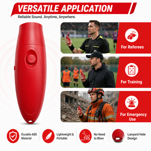 Silbato Electrónico de Árbitro Recargable de 125dB, Silbato de Mano de ABS para Entrenamiento y Partidos de Fútbol y Baloncesto - Product Image 4