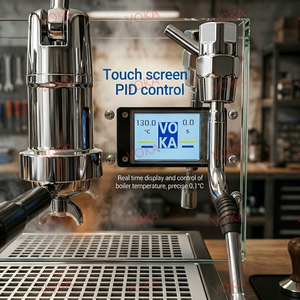 High Quality Lever Espresso Machine 4.5L+0.5L Dual Boiler Italian Rotary Pump Stainless Steel for Specialty Coffee Shop - Product Image 4