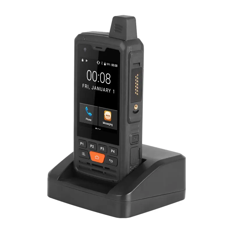 Cwell Hotsale Handheld Walkie Talkie Uniwa F50 Ondersteuning 4G Lte Zello Ptt Poc Radio P2p Gesprek Met Wifi Of sim-kaart