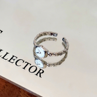 Bague fine ajustable en émail de créateur pour femme, bijoux de mode, fournisseur en gros