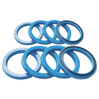 Joint hydraulique ZHIDE US MPS étanchéité renforcée U CUP U + S avec joint torique X anneau PU + NBR 50X60X12 70x80x7