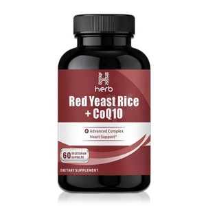 Suplemento para el Corazón de Marca Privada OEM/ODM, para la Salud del Corazón, Triglicéridos, Homocisteína, con Arroz de Levadura Roja y COQ10 - Product Image 1