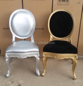 Fransız Louis kraliyet tasarım reçine plastik Oval geri otel yemek ziyafet sandalye olay düğün için - Product Image 1