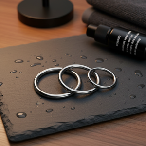 ชุดแหวนนิเกิลสำหรับผู้ชาย 3 ชิ้น รุ่น D0100H55TYV - Product Image 3