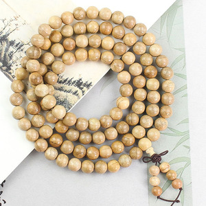 Camphor Wood <b>Bracelet</b> 108 Beads 10mm Round Buddhist Prayer Beads Religious Ceremony Jewelry Chinese Ethnic Style Collectible - Product Image 3