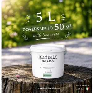 28 VERDIGRIS 5lt LaChalk the evolution of <b>chalk</b> paint Where <b>chalk</b> meets resin: Hybrid <b>Chalk</b> Resin Paint made in Italy - Product Image 2