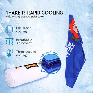 Wholesale Microfiber Cooling <strong>Towel</strong> Quick <strong>Dry</strong> <strong>Rapid</strong> Cooling Yoga Sports <strong>Towel</strong> With Custom Logo - Product Image 5