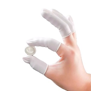 Andymeg Disposable Medical Rubber Finger <b>Cots</b> Non Sterile Protective For Examination 80 Pieces Per Pack - Product Image 1