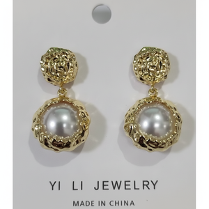 Ingrosso 2024 messicano nappa prugna oro alla moda orecchini per le donne alla moda accessori per feste alla rinfusa - Product Image 2