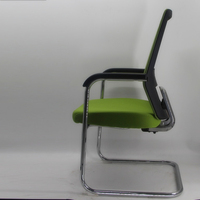 Fournisseurs de meubles de bureau, accoudoir fixe en plastique d'occasion, chaise de visiteur, prix bon marché