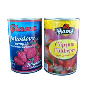 Long Shelf Life Light Syrup Hot Sale Canned Strawberry Fruit China Manufacturer In Iron Tin/glass Jar