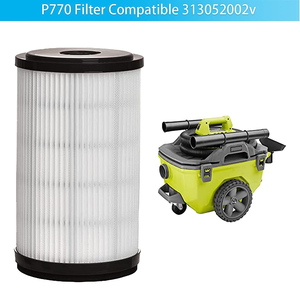 P770 Filtre de remplacement Accessoires pour aspirateur <span class=keywords><strong>Ryobi</strong></span> 18-Volt ONE + 6 Gal Sans fil Filtre pour aspirateur sec et humide Lot de 2 - Product Image 3