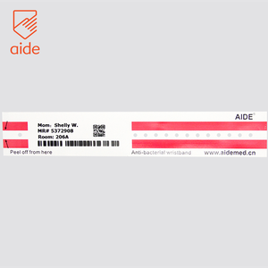 Bracelet en papier thermique Bracelet d'hôpital médical Bracelet thermique direct imprimable Roll Bracelets médicaux thermiques directs - Product Image 6