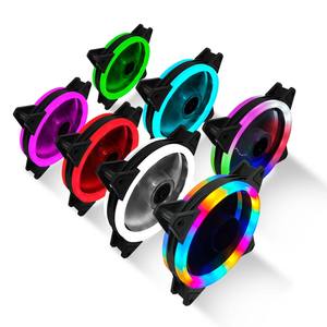 Ventola per Case PC COOLMOON OEM a Doppio Anello Fisso, Colore Fisso, Bassa Rumorosità, Molto Popolare, 120mm - Product Image 1