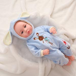 Muñecas Bebé <span class=keywords><strong>Reborn</strong></span> Realistas de 45 cm con Cuerpo de Tela y Conjunto de Ropa de Conejito, Muñecas para Niñas, Muñecas Bebé <span class=keywords><strong>Reborn</strong></span> Realistas de 18 Pulgadas - Product Image 3
