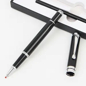 Rollerball Pen With Refill Set New Model Business Ballpoint Pen Promotional Pen Gift Metal With Box Custom Logo Metal 0.5 Mm
