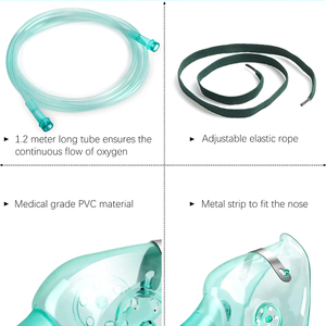 Livraison rapide de 5 jours de masques à oxygène Modèle d'hôpital général <span class=keywords><strong>Masque</strong></span> à air à oxygène de taille adulte et pédiatrique - Product Image 5