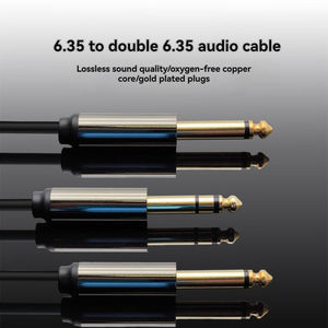 6,35mm a XLR Mono Stereo 1/<span class=keywords><strong>4</strong></span> Jack <span class=keywords><strong>Cable</strong></span> de audio PVC con camisa XLR a 6,35mm 6,5 para uso en monitores - Product Image 2