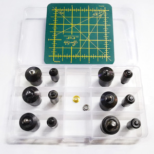 Kit de matrices de presse manuelle Celimi pour œillets et rivets 3-6 mm pour outils de maroquinerie - Product Image 1