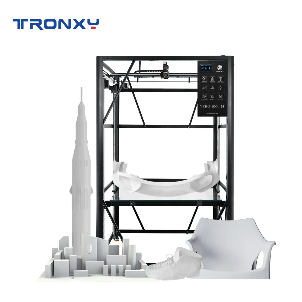 VEHO TRONXY 105 Zweifarbige Fdm 3D-Druckermaschine DIY-Kit für große 3D-Drucker Abendessen Einfach zu montierende Industrie