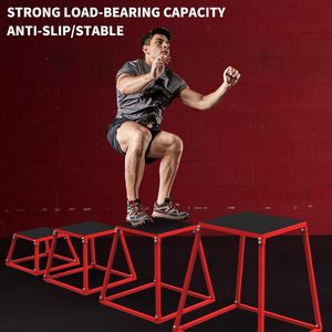 Ensemble de plateformes de saut pliométriques antidérapantes en acier de qualité supérieure pour la remise en forme, la gym à domicile et l'entraînement de force - Product Image 5