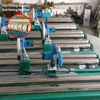 Meilleure vente découpeuse de rouleau semi-automatique découpeuse de rouleau de tissu pour bâche papier vinyle tissu